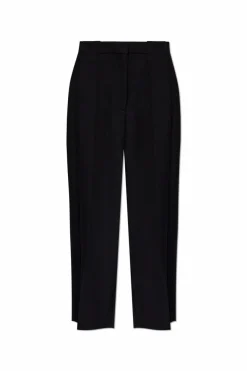 Balmain CZARNY Spodnie w kant