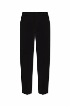 Balmain CZARNY Spodnie w kant