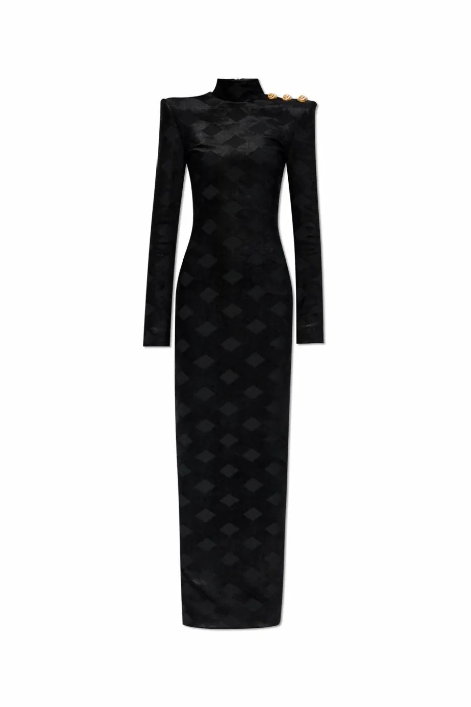 Balmain CZARNY Sukienka ze stójką
