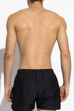 Balmain CZARNY Szorty kąpielowe