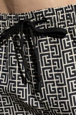 Balmain CZARNY Szorty kąpielowe