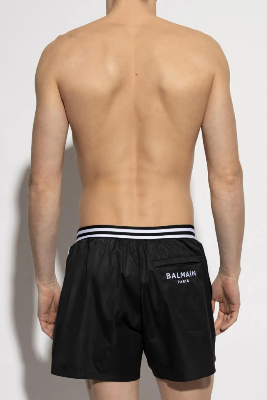 Balmain CZARNY Szorty kąpielowe