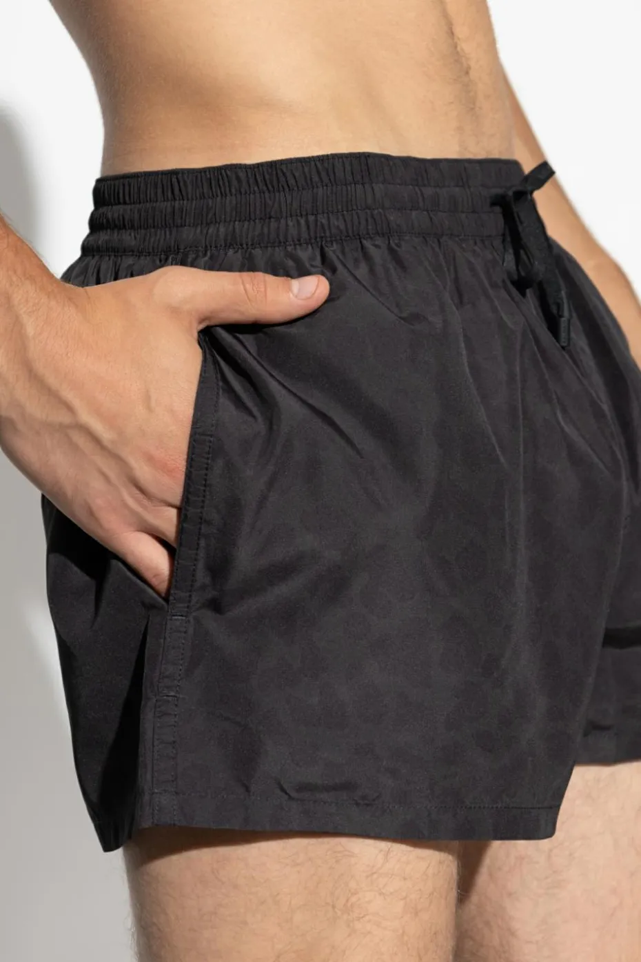 Balmain CZARNY Szorty kąpielowe