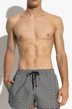 Balmain CZARNY Szorty kąpielowe