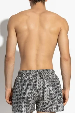Balmain CZARNY Szorty kąpielowe