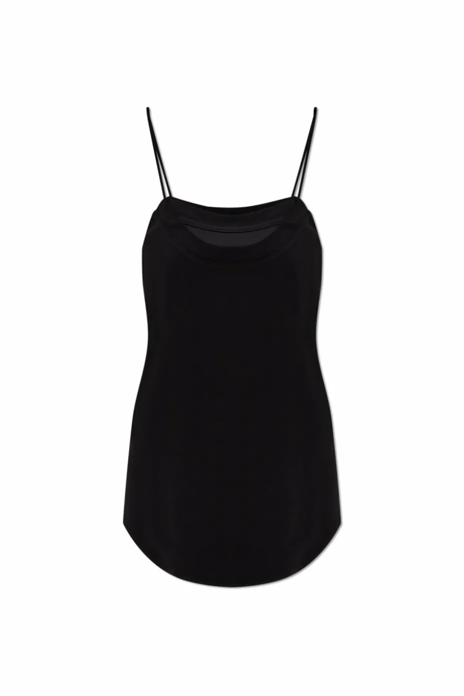 Balmain CZARNY Top na ramiączkach
