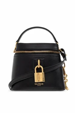 Balmain CZARNY Torba do ręki `Pulse Vanity `