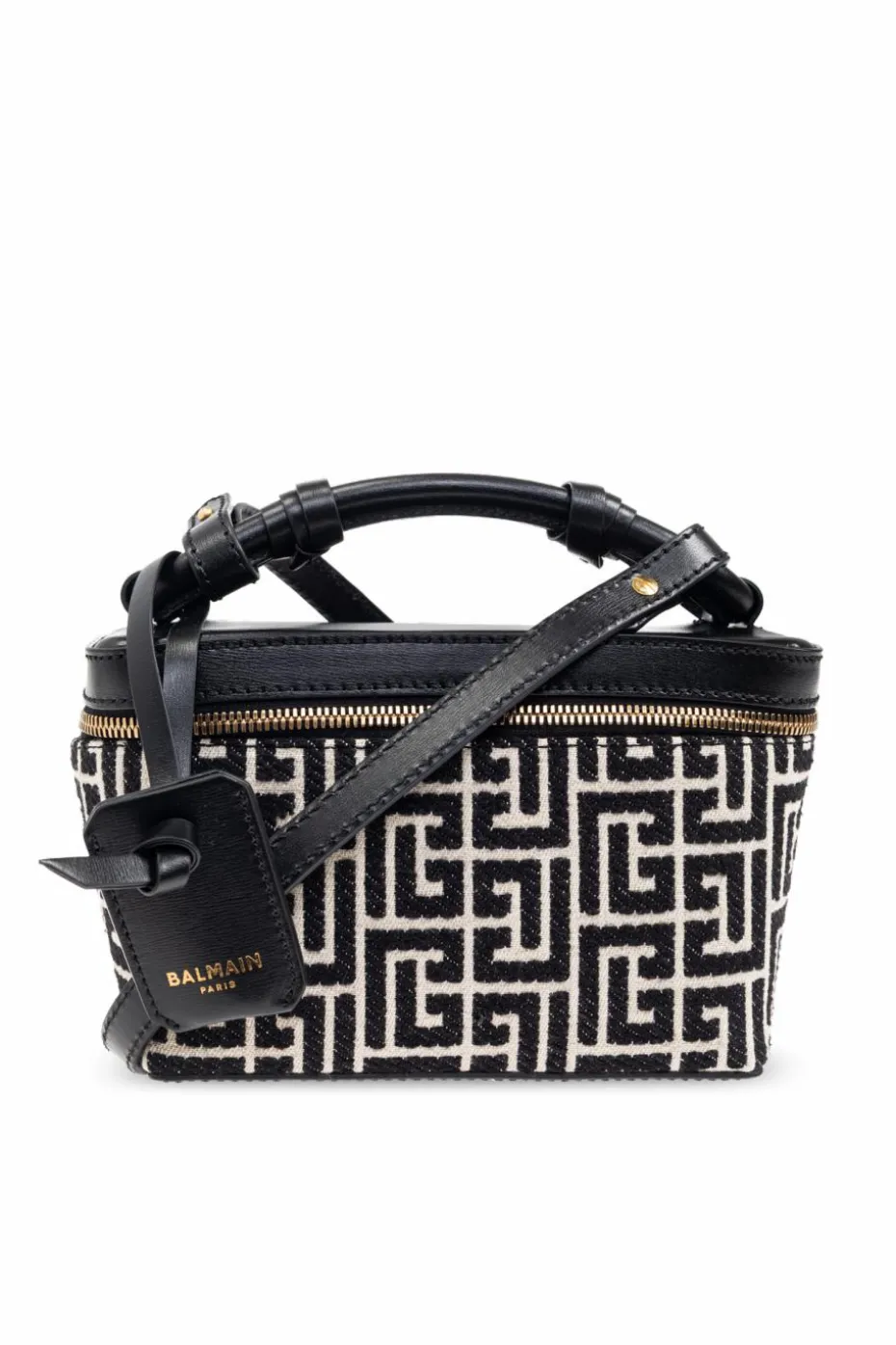 Balmain CZARNY Torba do ręki `B-Army`