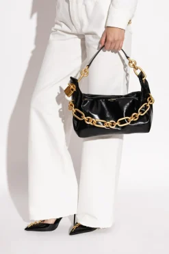 Balmain CZARNY Torba na ramię `Sync Medium`