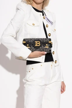 Balmain CZARNY Torba na ramię `B-Buzz 23`