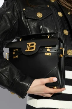 Balmain CZARNY Torba na ramię `B-Buzz 23`