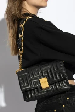 Balmain CZARNY Torba na ramię