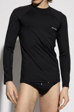 Balmain CZARNY T-shirt kąpielowy