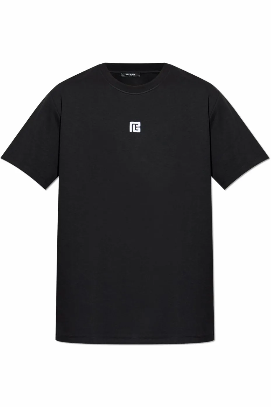 Balmain CZARNY T-shirt typu `oversize`