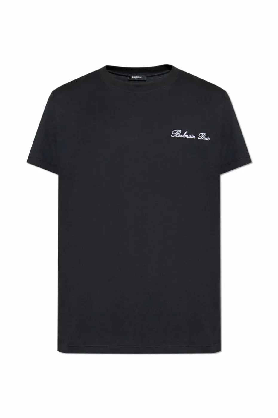 Balmain CZARNY T-shirt z wyszytym logo