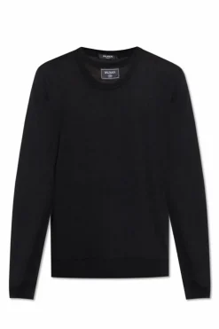 Balmain CZARNY Wełniany sweter