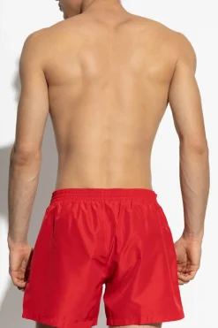 Balmain CZERWONY Szorty kąpielowe