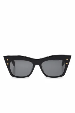 Balmain GRANATOWY Okulary przeciwsłoneczne z logo