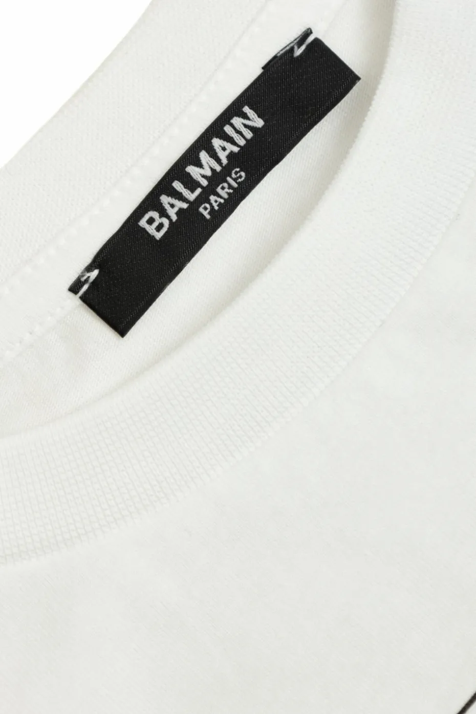 Balmain Kids BIAŁY T-shirt z logo