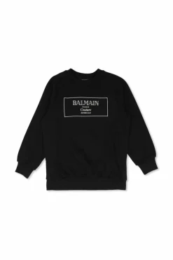 Balmain Kids CZARNY Bluza z logo