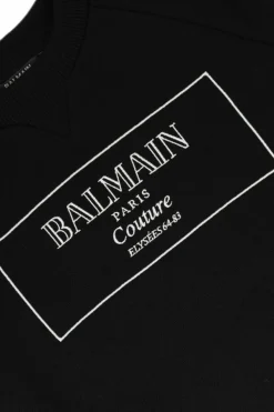 Balmain Kids CZARNY Bluza z logo