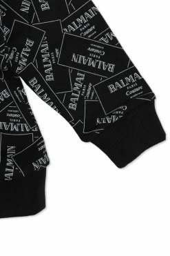 Balmain Kids CZARNY Bluza z logo