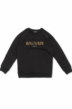 Balmain Kids CZARNY Bluza z logo