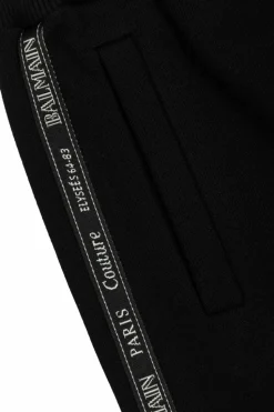 Balmain Kids CZARNY Spodnie dresowe