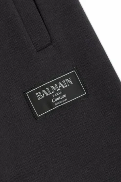 Balmain Kids CZARNY Spodnie dresowe