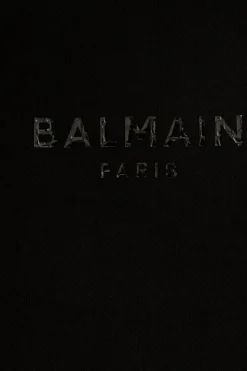 Balmain Kids CZARNY Spodnie dresowe
