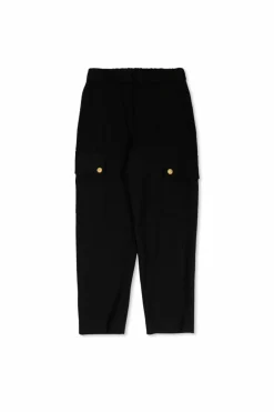 Balmain Kids CZARNY Spodnie z kieszeniami