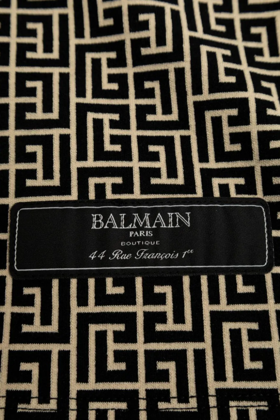 Balmain Kids CZARNY Szorty z monogramem