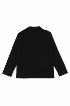Balmain Kids CZARNY T-shirt z logo
