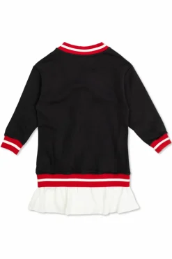 Balmain Kids GRANATOWY Sukienka z logo