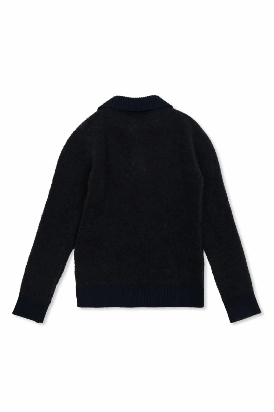 Balmain Kids GRANATOWY Sweter z naszywką