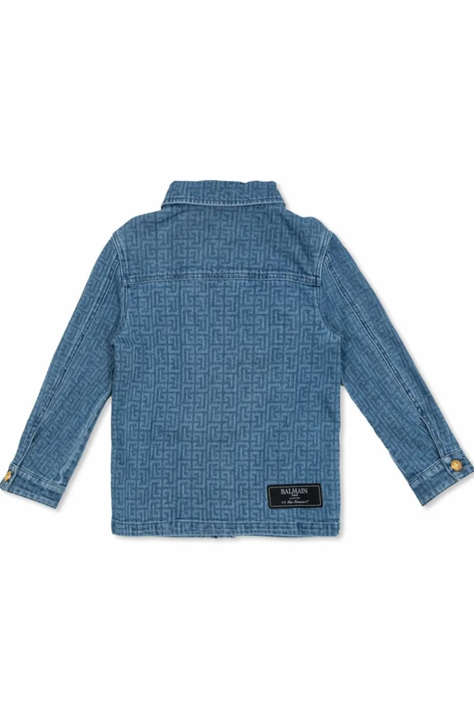 Balmain Kids NIEBIESKI Kurtka jeansowa