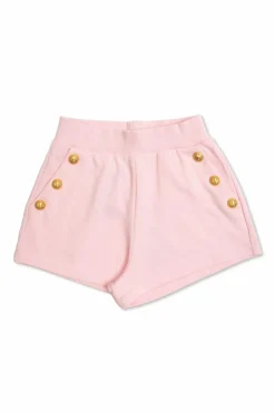 Balmain Kids RÓŻOWY Bawełniane szorty