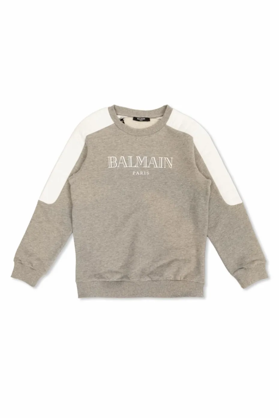 Balmain Kids SZARY Bluza z nadrukowanym logo