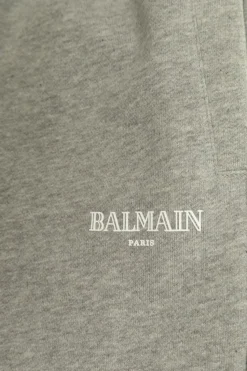 Balmain Kids SZARY Spodnie dresowe z logo