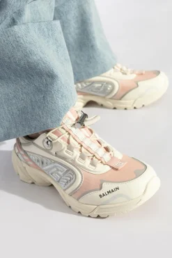 Balmain kremowy Buty sportowe `Cosmic Dust`