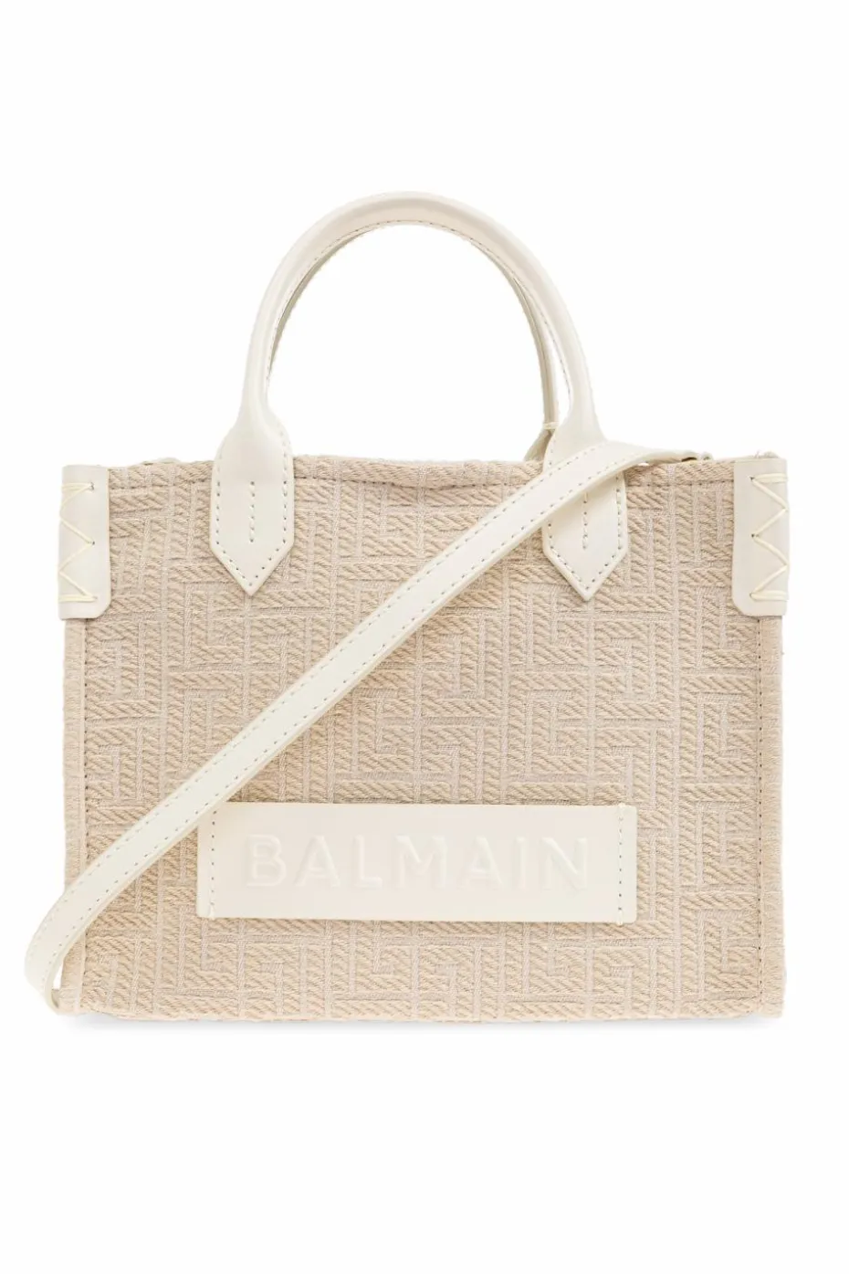 Balmain kremowy Torba `B-Army Small`