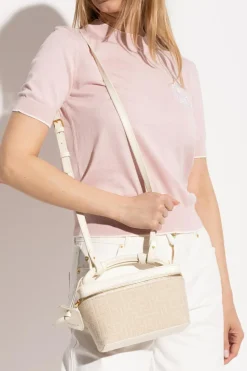 Balmain kremowy Torba do ręki `B-Army`