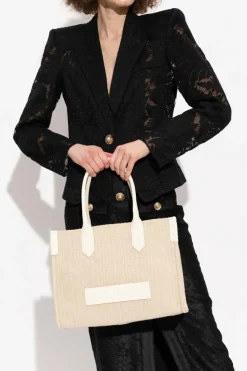Balmain kremowy Torba do ręki `B-Army 36`