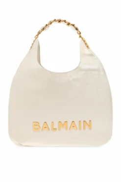 Balmain kremowy Torba na ramię `1945 Soft`