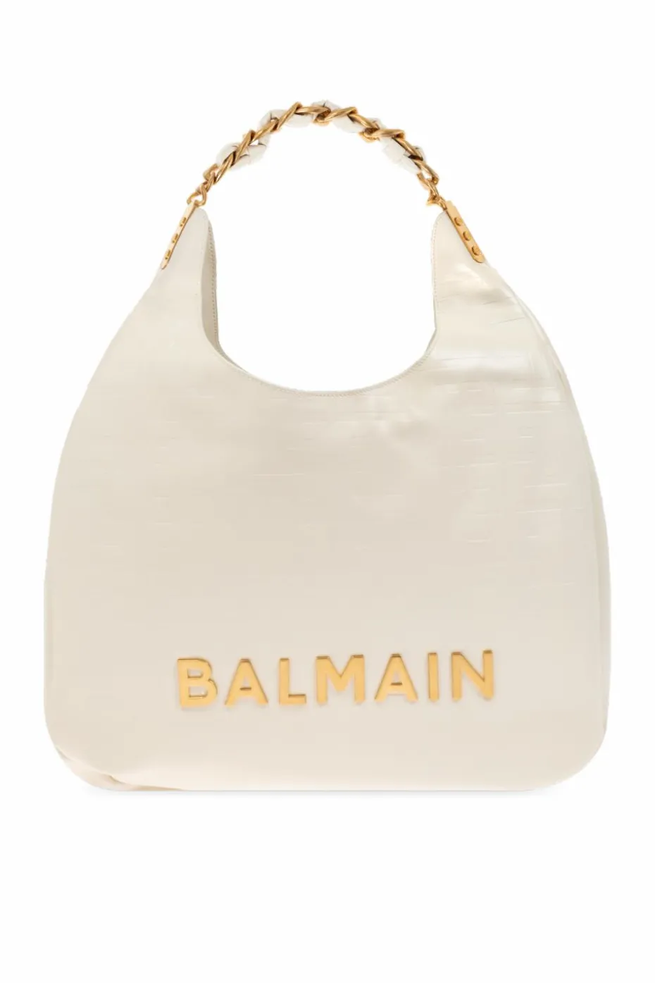 Balmain kremowy Torba na ramię `1945 Soft`