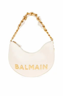 Balmain kremowy Torba na ramię `1945 Soft`