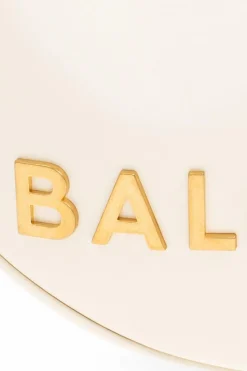 Balmain kremowy Torba na ramię `1945 Soft`