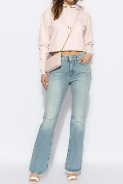 Balmain NIEBIESKI Jeansy typu `flare`