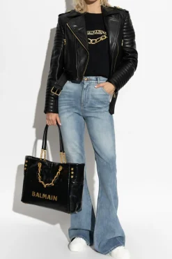 Balmain NIEBIESKI Jeansy z rozszerzanymi nogawkami