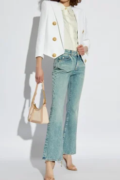 Balmain NIEBIESKI Jeansy z rozszerzanymi nogawkami